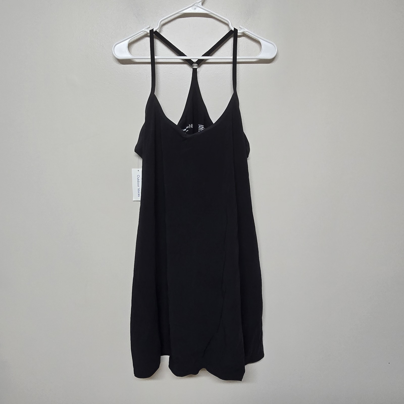 Outdoor Voices The Exercise Dress Shorts Skort Racerback Black Sz XXL Outdoors