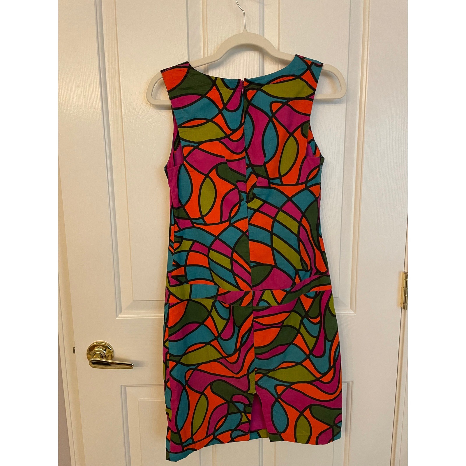 Anthropologie Fish Fry Glass Glow Shift Dress S Manish Arora Vintage Rare