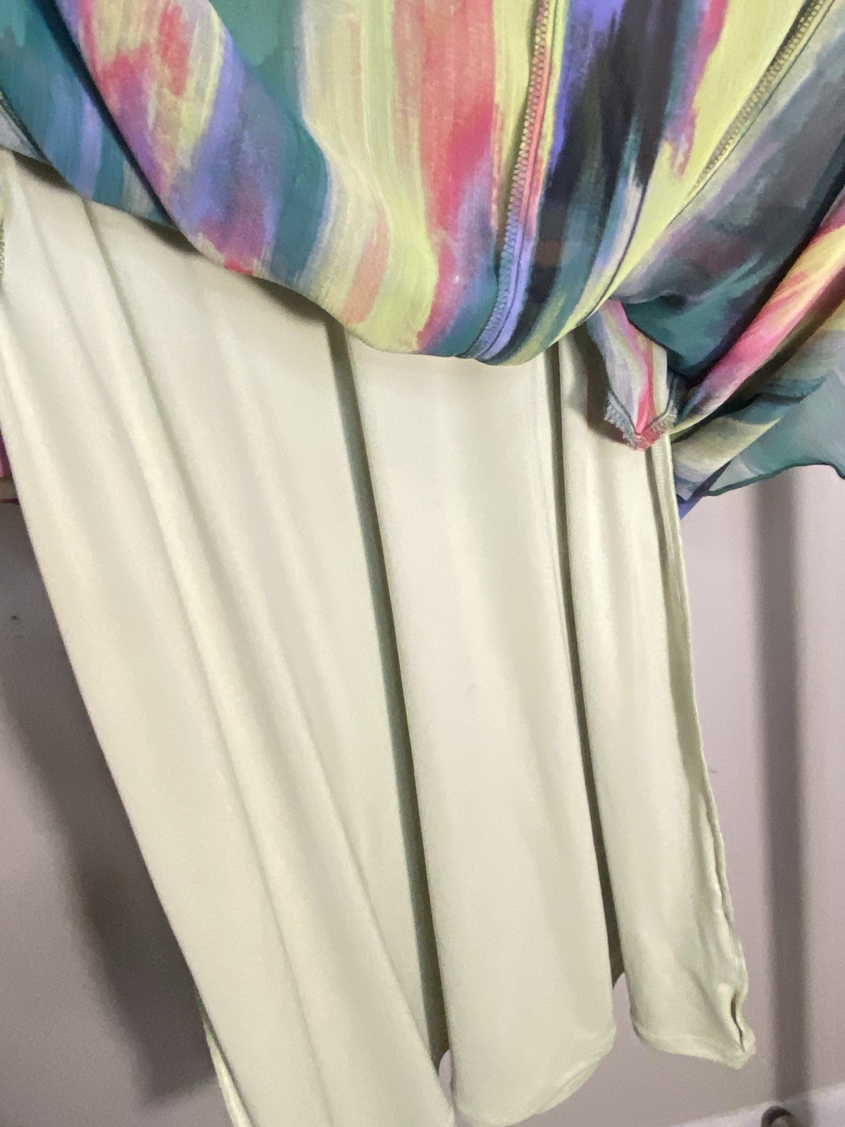 Bold contemporary dopamine dressing| wearable art midi dress