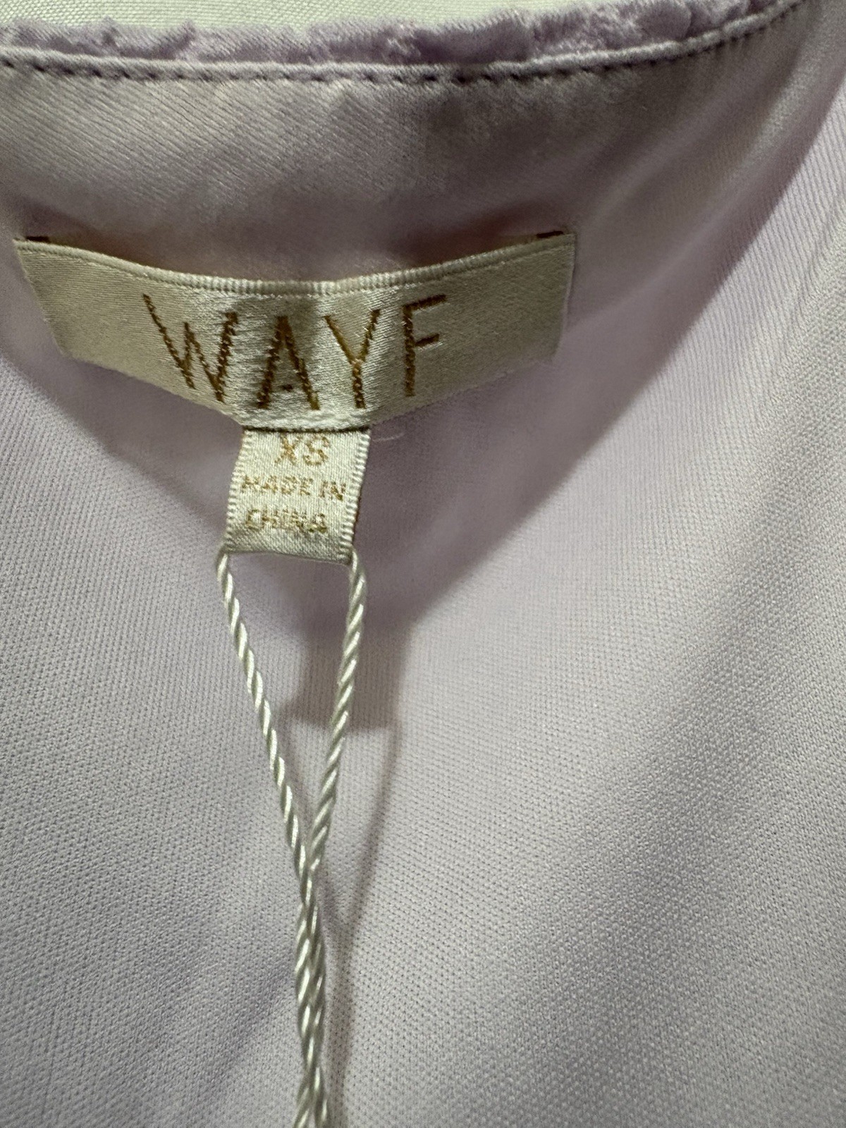 Wayf Iris Ruffle Hem Dress Fitted Size XS