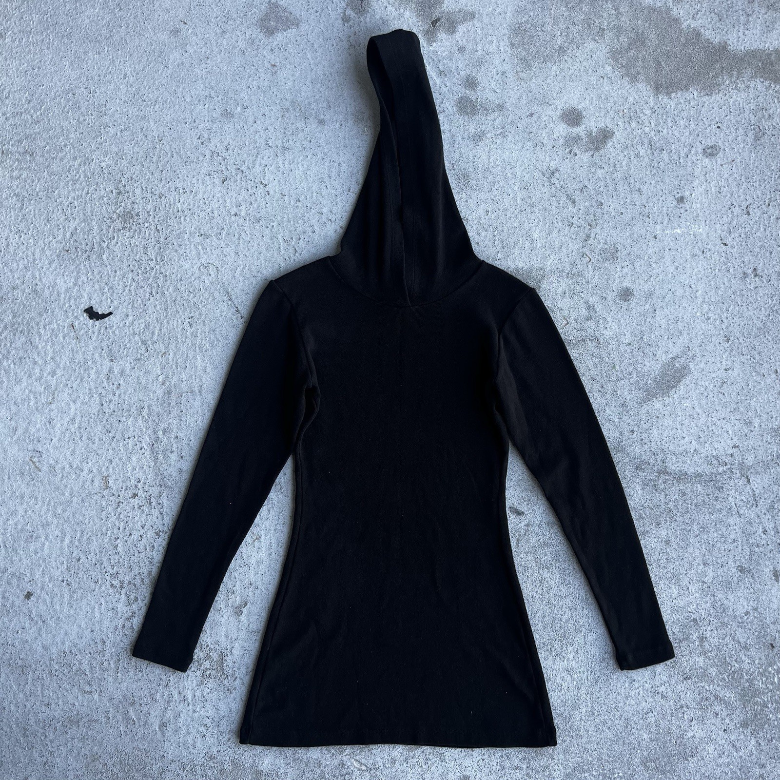 Los Angeles Apparel Long Sleeve Hooded Dress