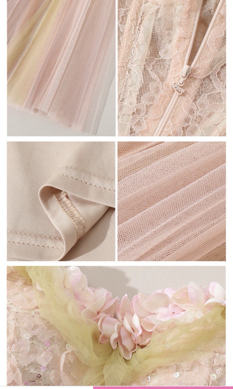 LaceMade -Sweet Heart Pink Romantic Sweet Tulle Princess Lolita SZ XL runs small