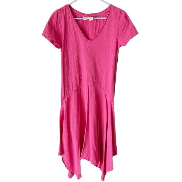 Anthropologie Lagenlook Dress Women’s XS Saturday Sunday Jeanette Pink Maxi Boho