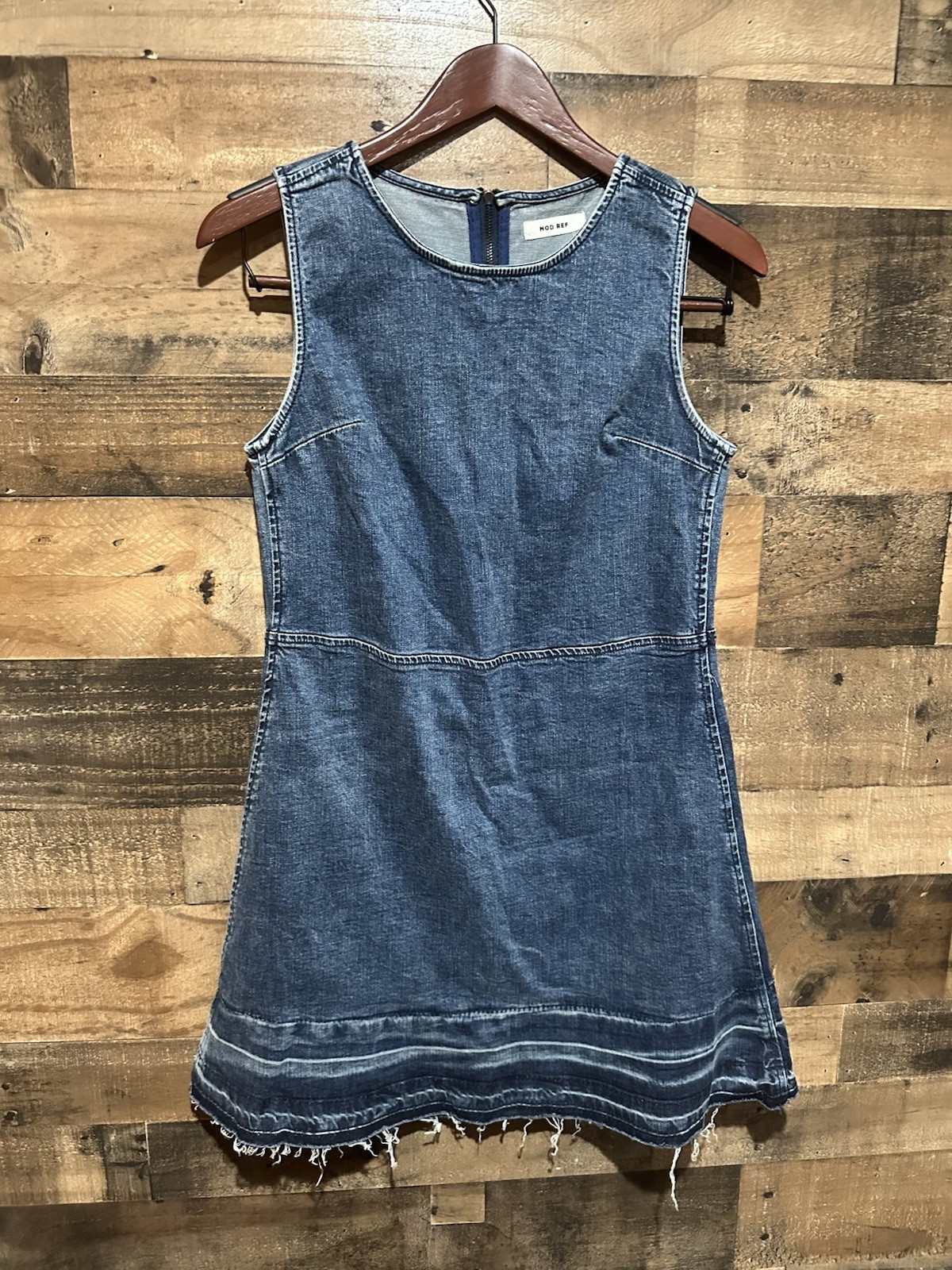 Mod Ref Denim Jean Dress Womens M/L