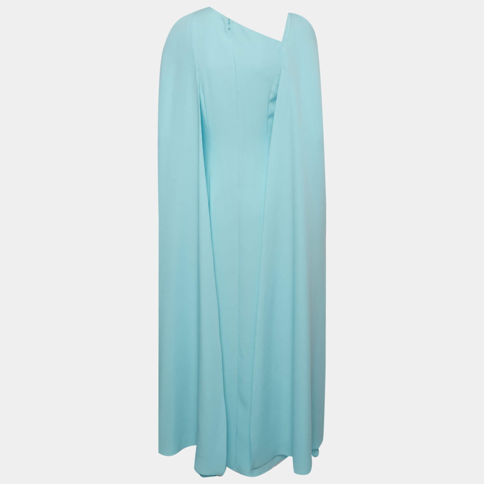 Anatomi Blue Bead Embellished Synthetic Milani Kaftan Dress S