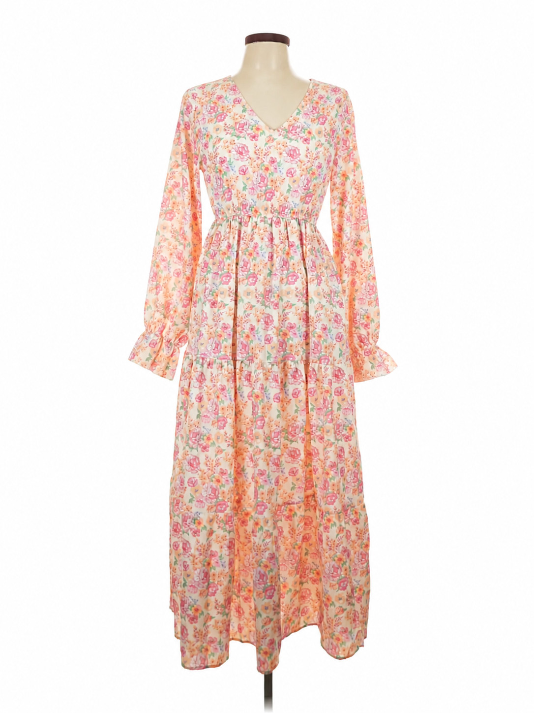 SIMPLY SOUTHERN Floral Prairie Dress Cottagecore Romantic Midi Size 12 NWT