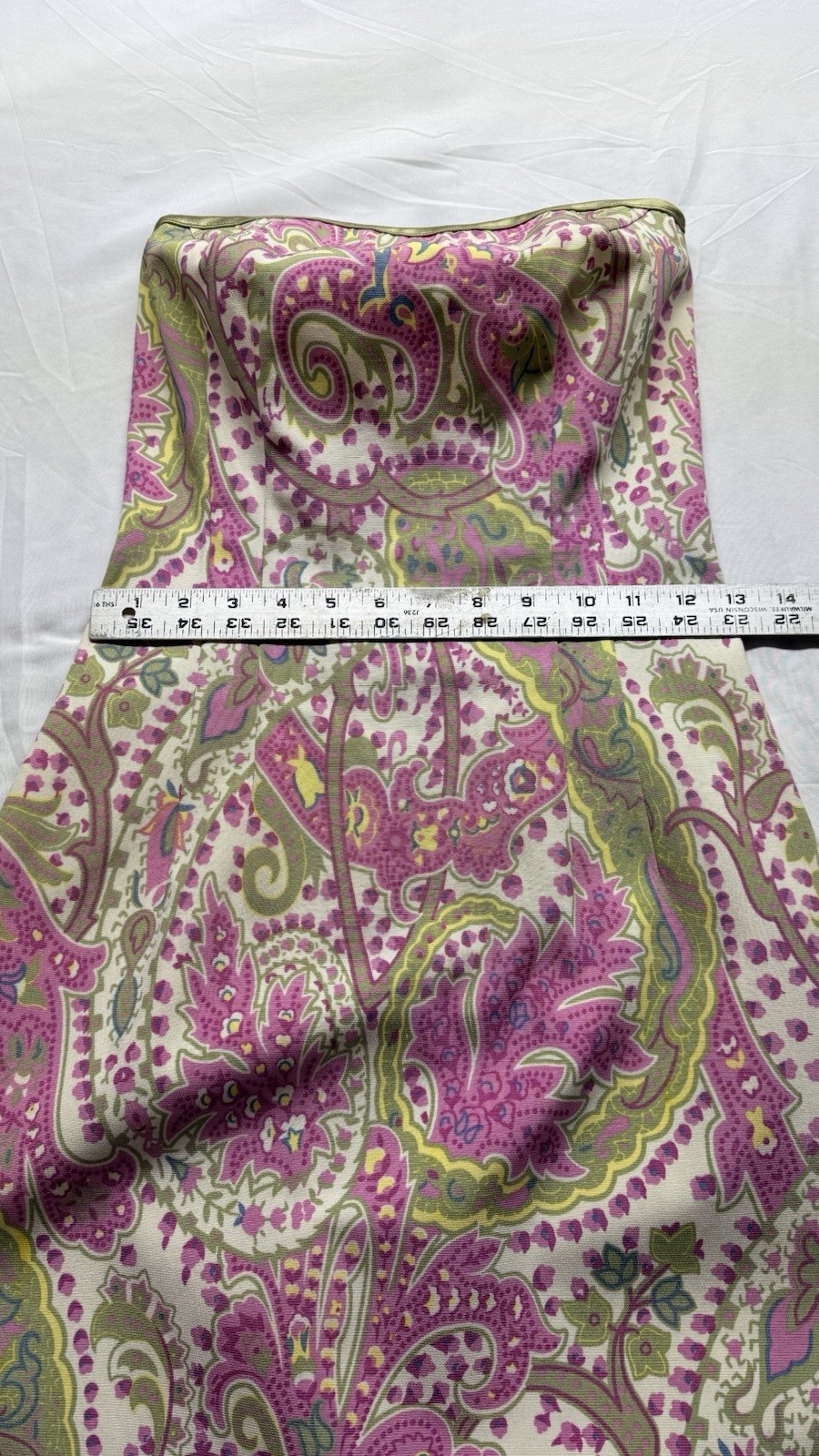 Maria Bianca Nero BodyCon Strapless Dress Size S Y2K Vintage