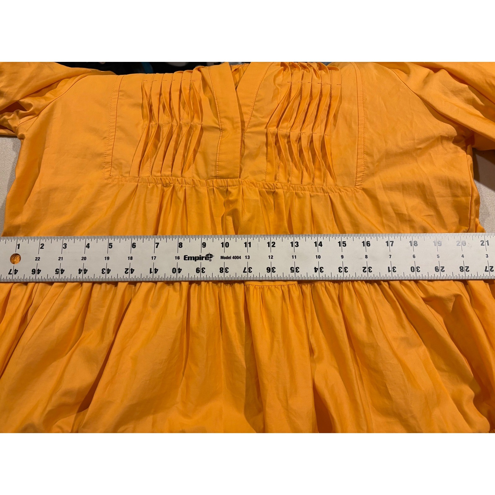 Devotion Twins Pesada Tiered Mini Dress Orange