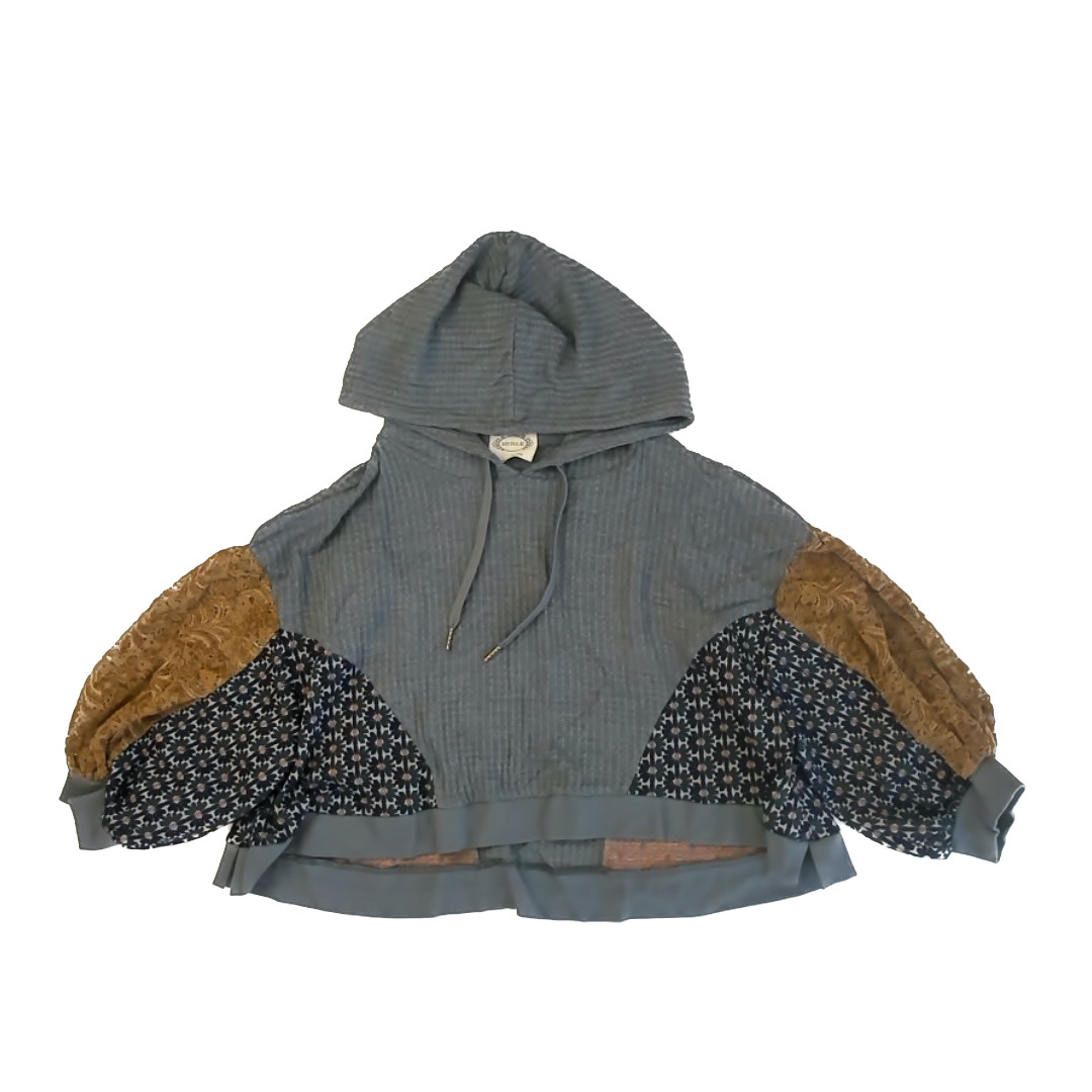 Joyfolie Grey Hoodie Womens Extra Small XS Lightweight Casual Sweatshirt