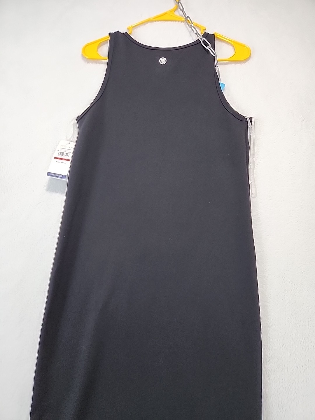 GAIAM Black Sleeveless Hudson Midi Tank Dress Women’s Size S Sheath Scoop Neck