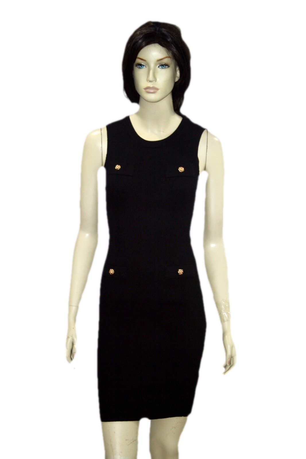 Womens Misses Sweater Dress Sleeveless One Size S/M L/XL