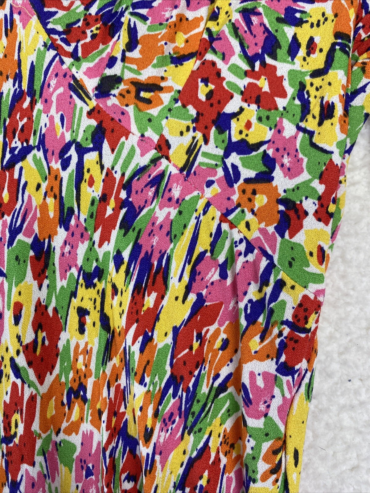 Rixo X Target Dress Women’s 4 Midi Multicolor Empire Floral Puff Sleeve career