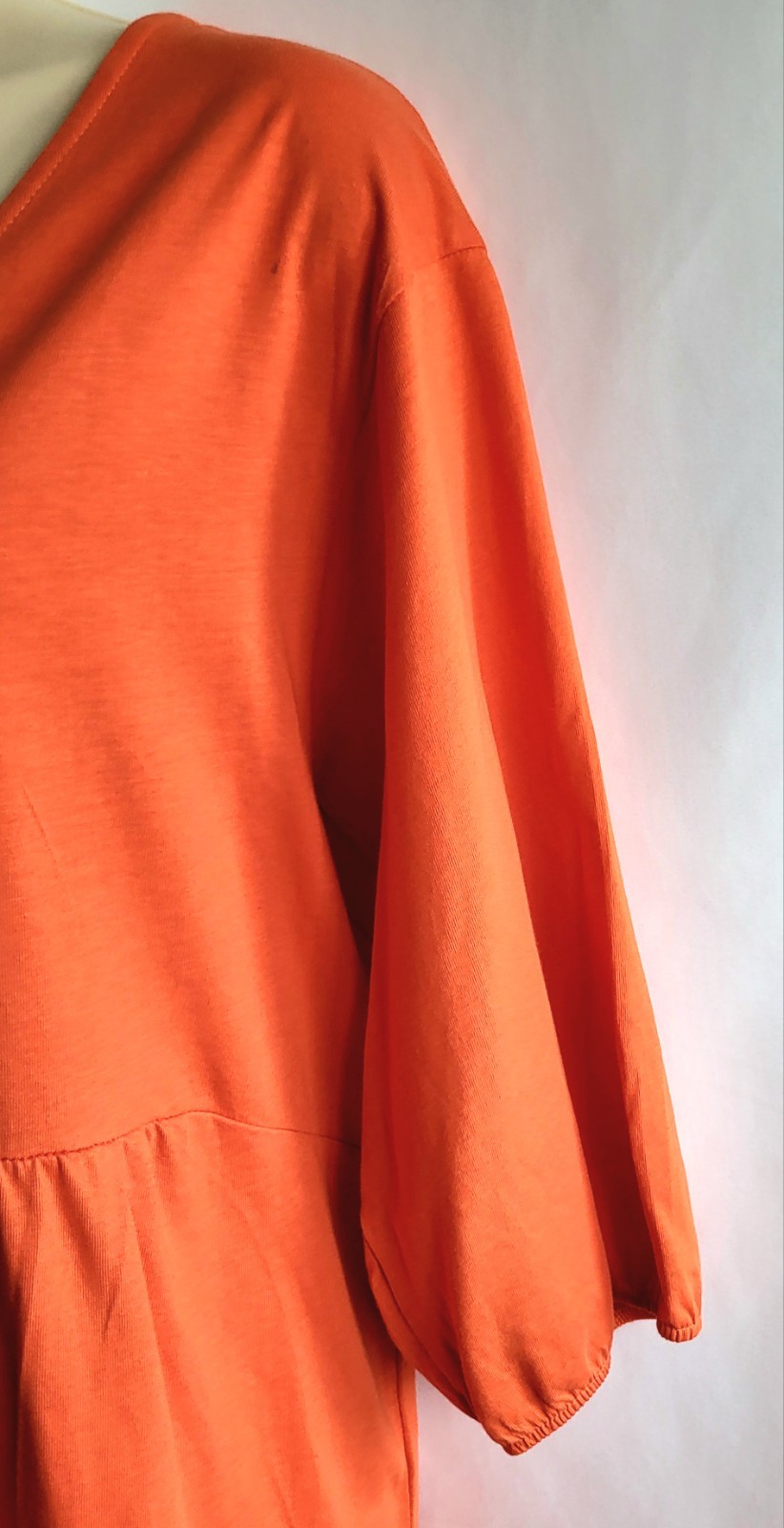 Mango Burnt Orange Casual Below Knee Length Dress, Size XL, Relaxed Fit, Casual