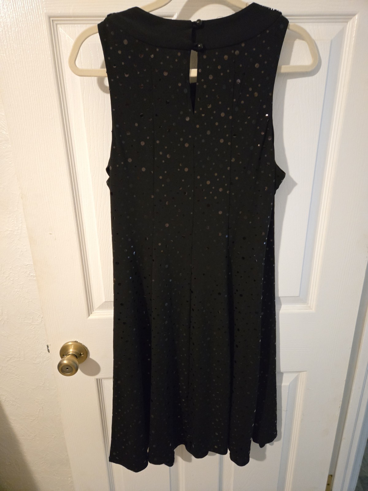 Connected Apparel Dress Black Size 12
