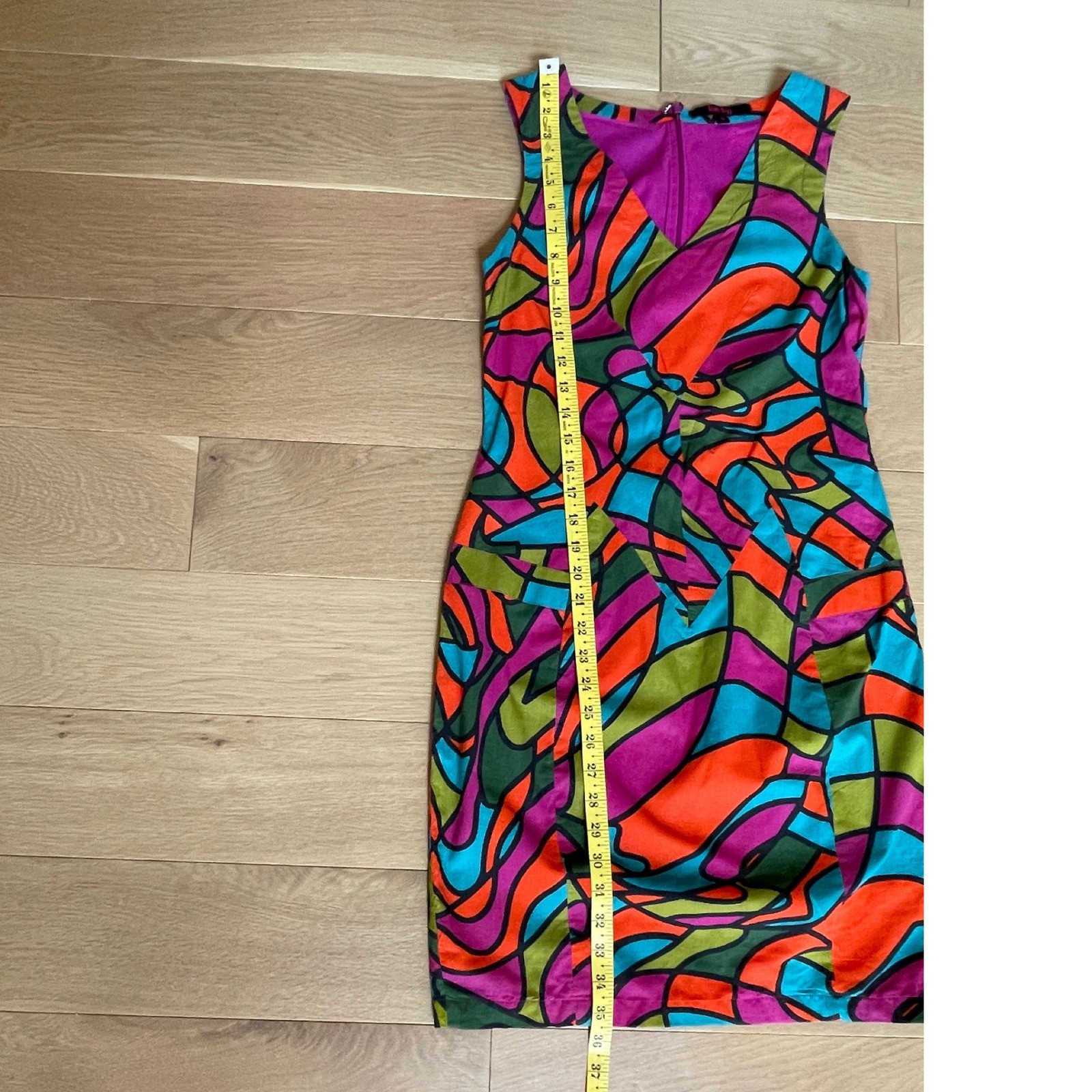 Anthropologie Fish Fry Glass Glow Shift Dress S Manish Arora Vintage Rare