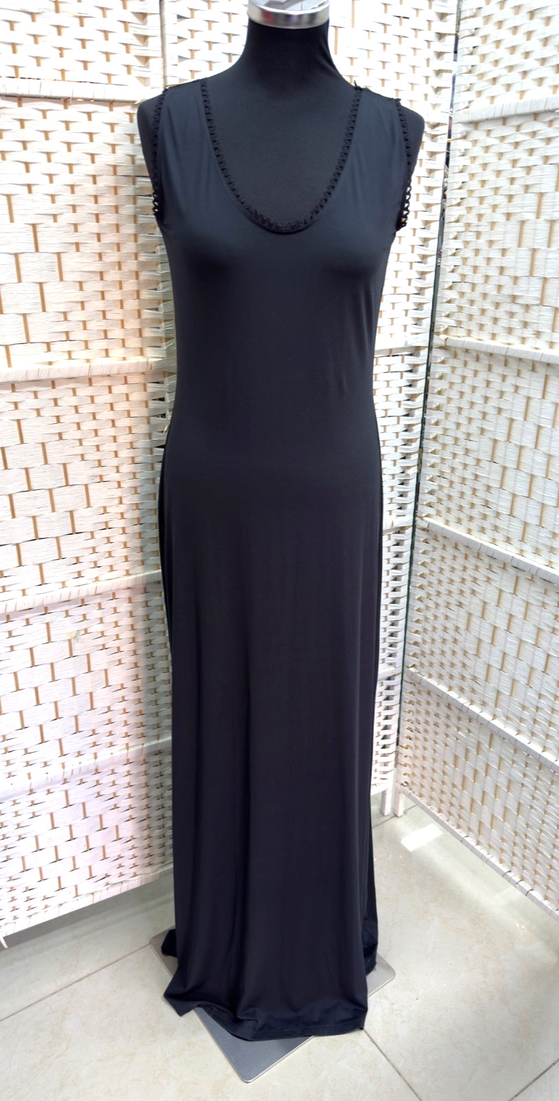 Michal Negrin Elegant Full Length Black Camisole Size – M – NWT