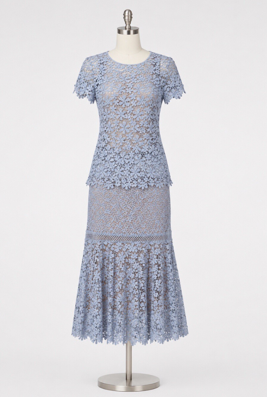 MICHAEL KORS Crochet/Lace Inspired 2 Piece Dress. Top Size XS, Skirt Size 2