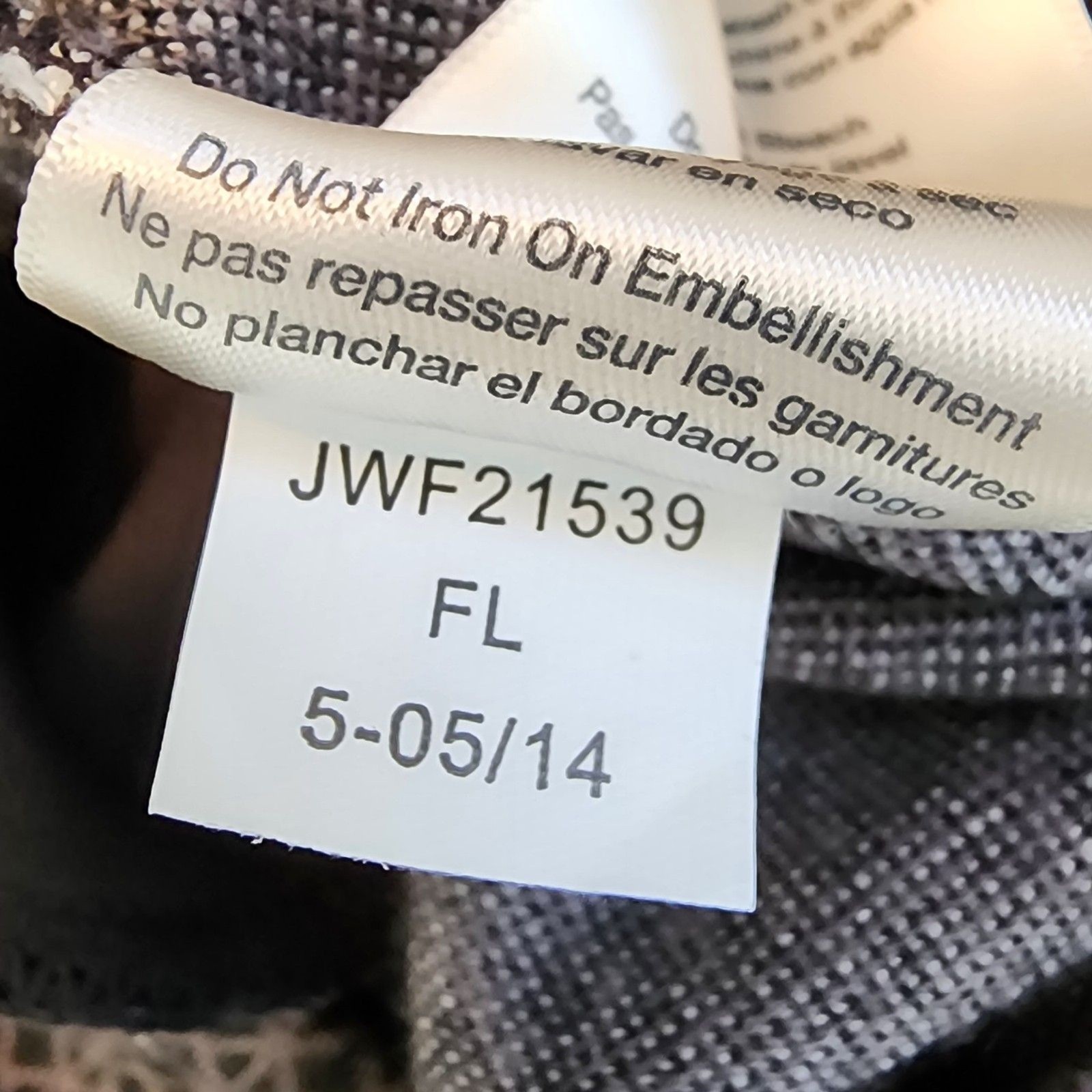 Merrell Indira Geometric Cowlneck Ponte Dress Sz M NWOT Pockets Gray