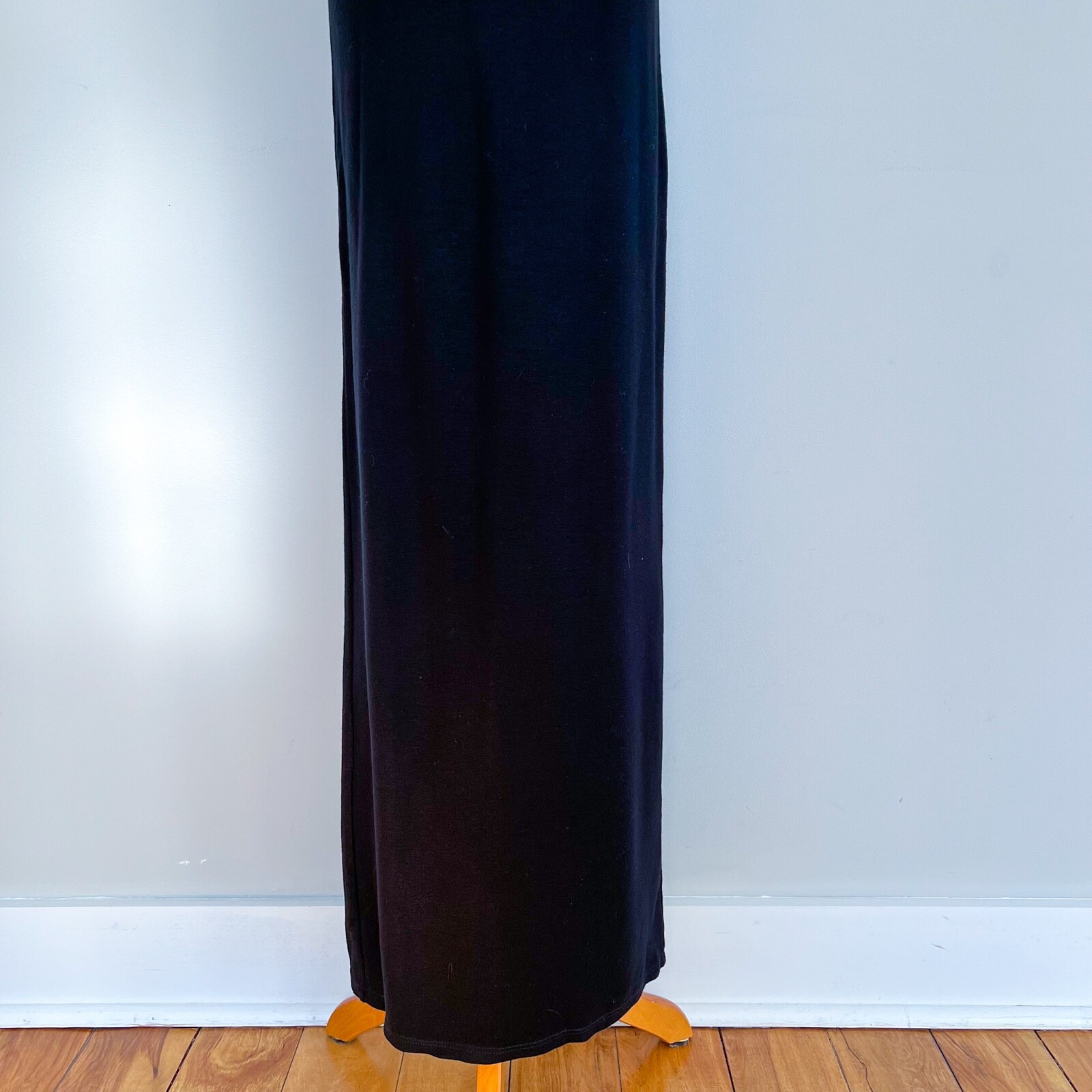 Rebecca Collection | EU38 6 Sexy Maxi Mock Neck Halter Stretch Dress Back Slit