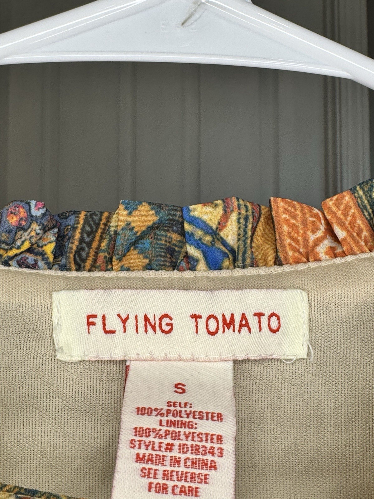 Flying Tomato Fall Printed Tiered Boho Dress
