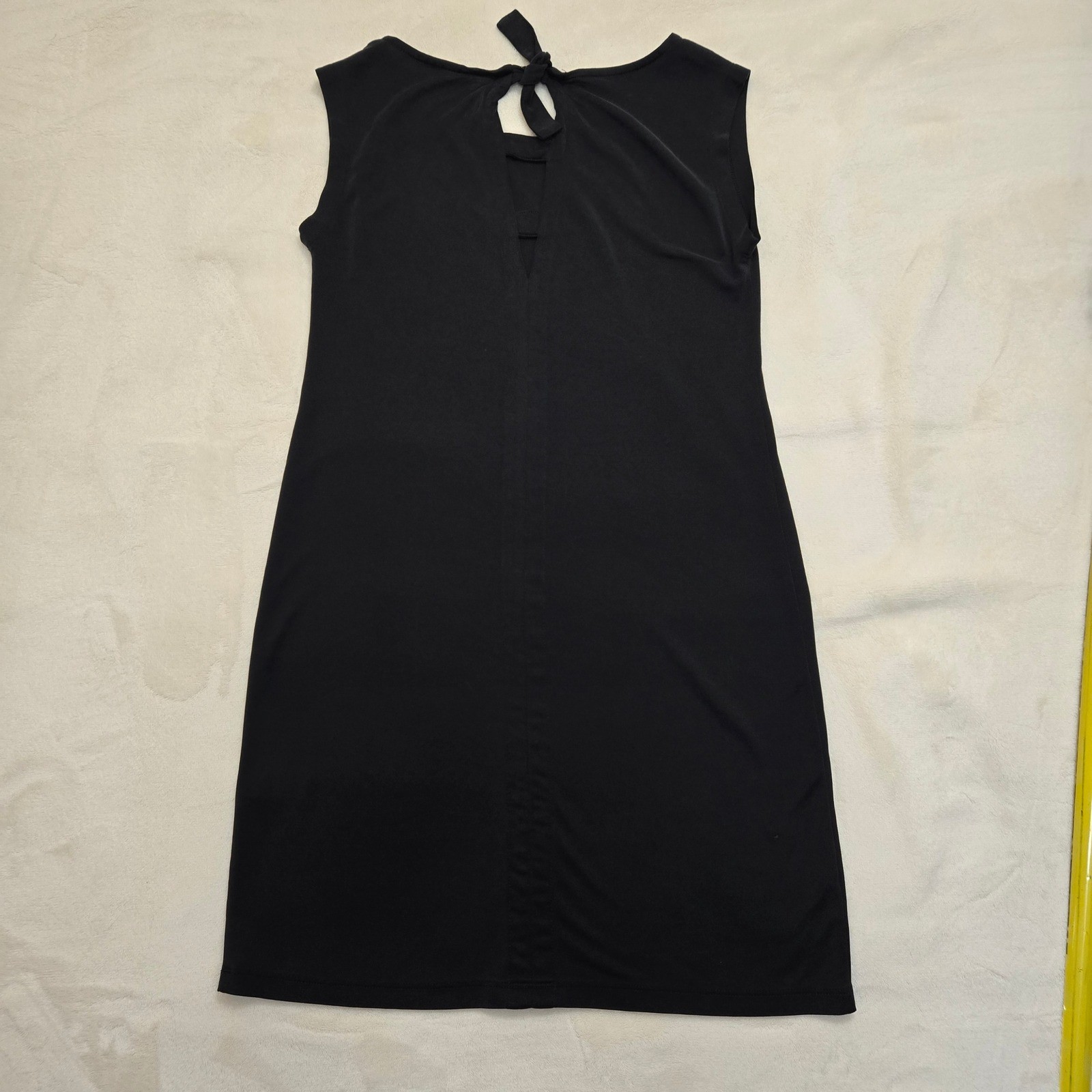 Sigrid Olsen Womens XS Gray Sleeveless Tie Back Shift Dress Modal Blend RN 59478