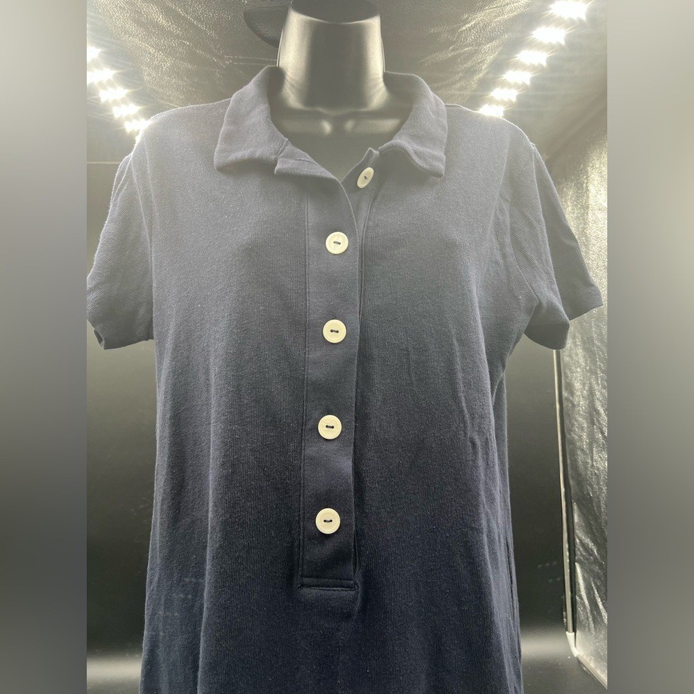 Universal threads Navy knit mini shirt dress size S. Short sleeve 5 buttons NWT