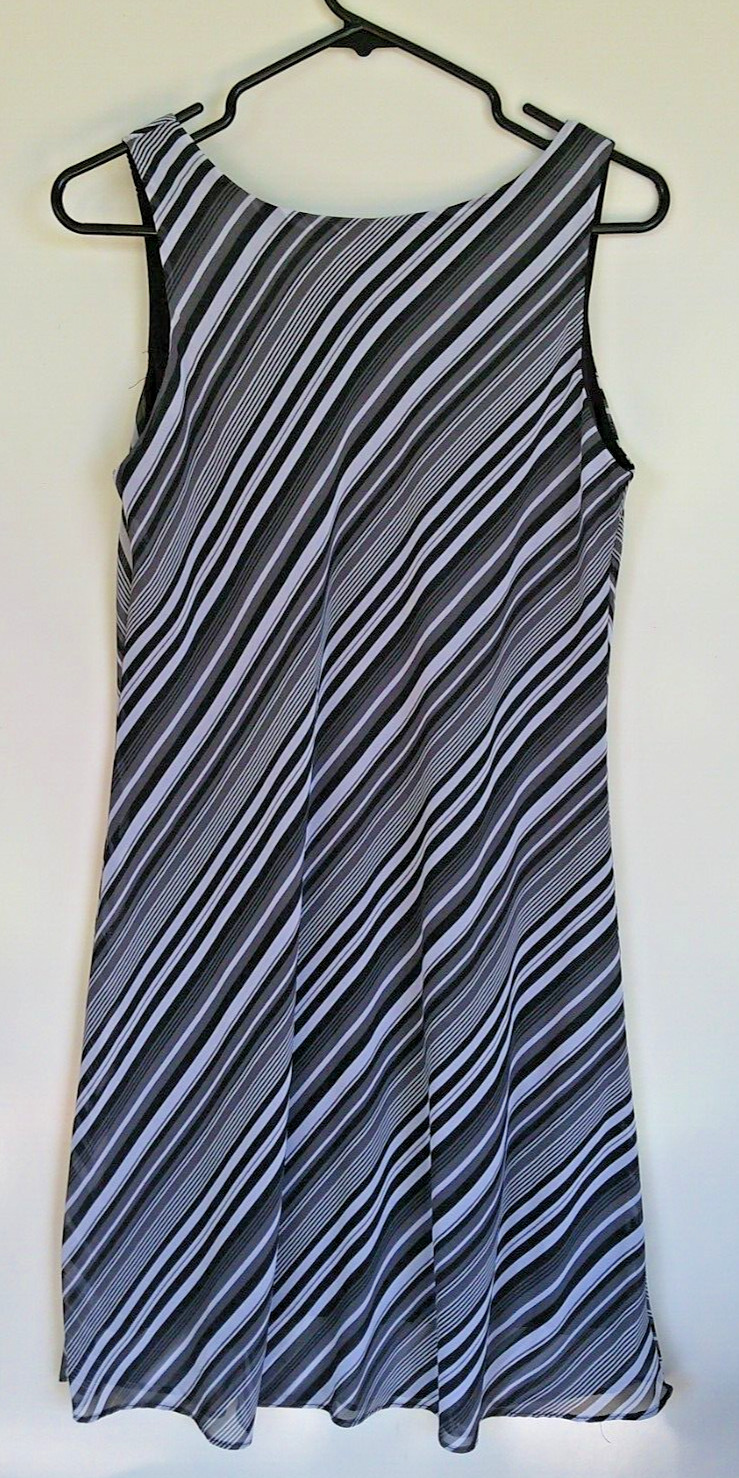 ALYN PAIGE Black White Sleeveless Women’s Dress 11/12