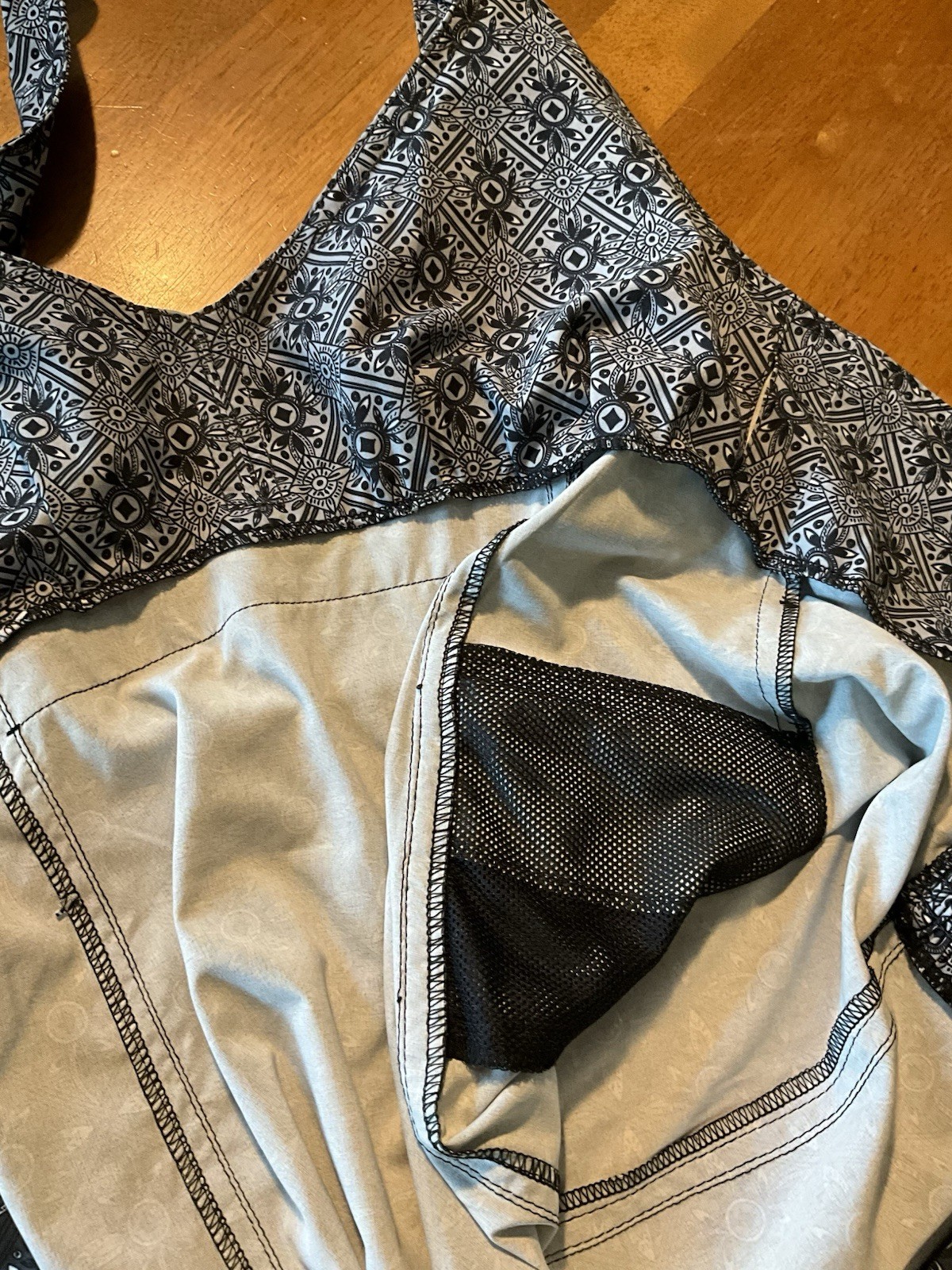 ATHLETA Gray Teal Pack Anywhere Quick Dry Halter Padded Smocked Sun Dress Sz M
