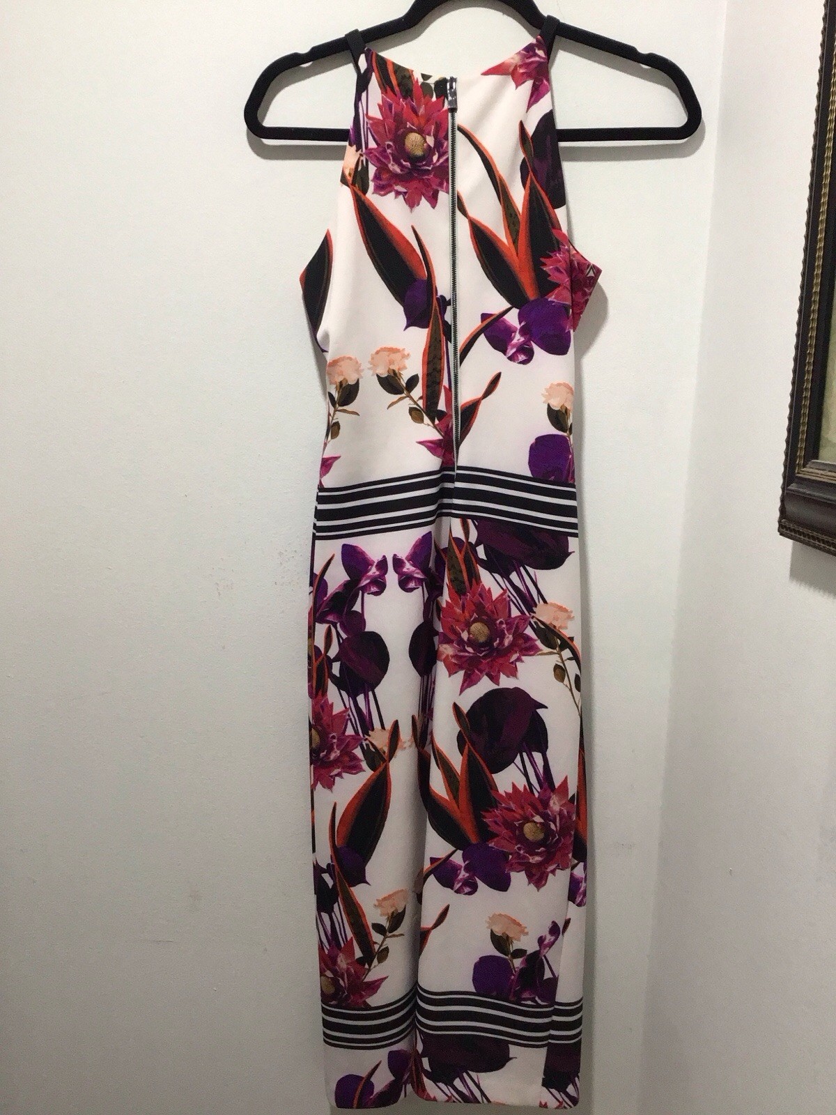 Vince Camuto Bombshell Sultry Quiet Luxury Floral Bodycon Midi |Size 6