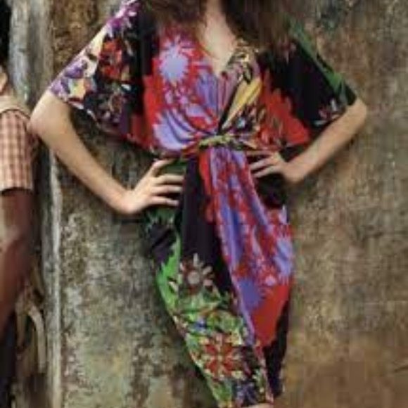 Anthropologie Ranna Gill Sabatina Dress Women’s size XS Multi Floral Boho NEW