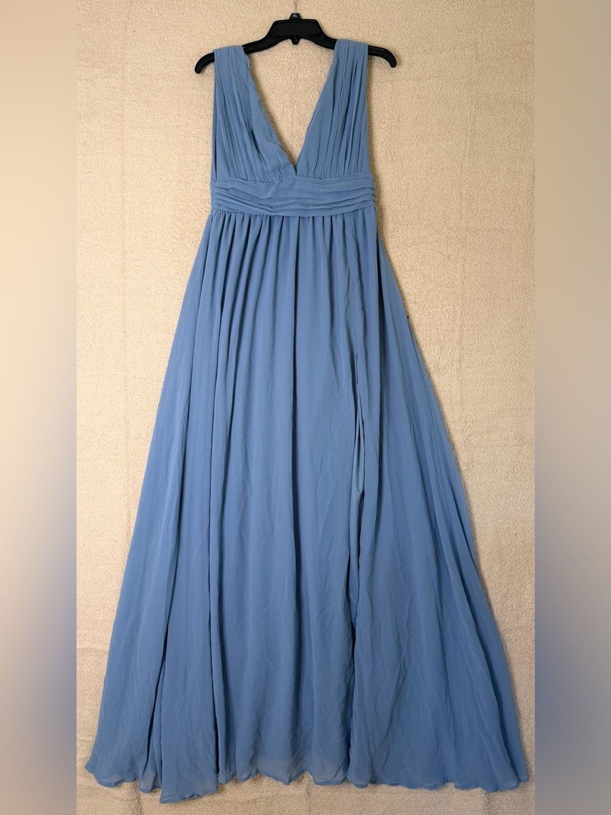 Lulus Heavenly Hues Light Blue Maxi Dress Size S NWT