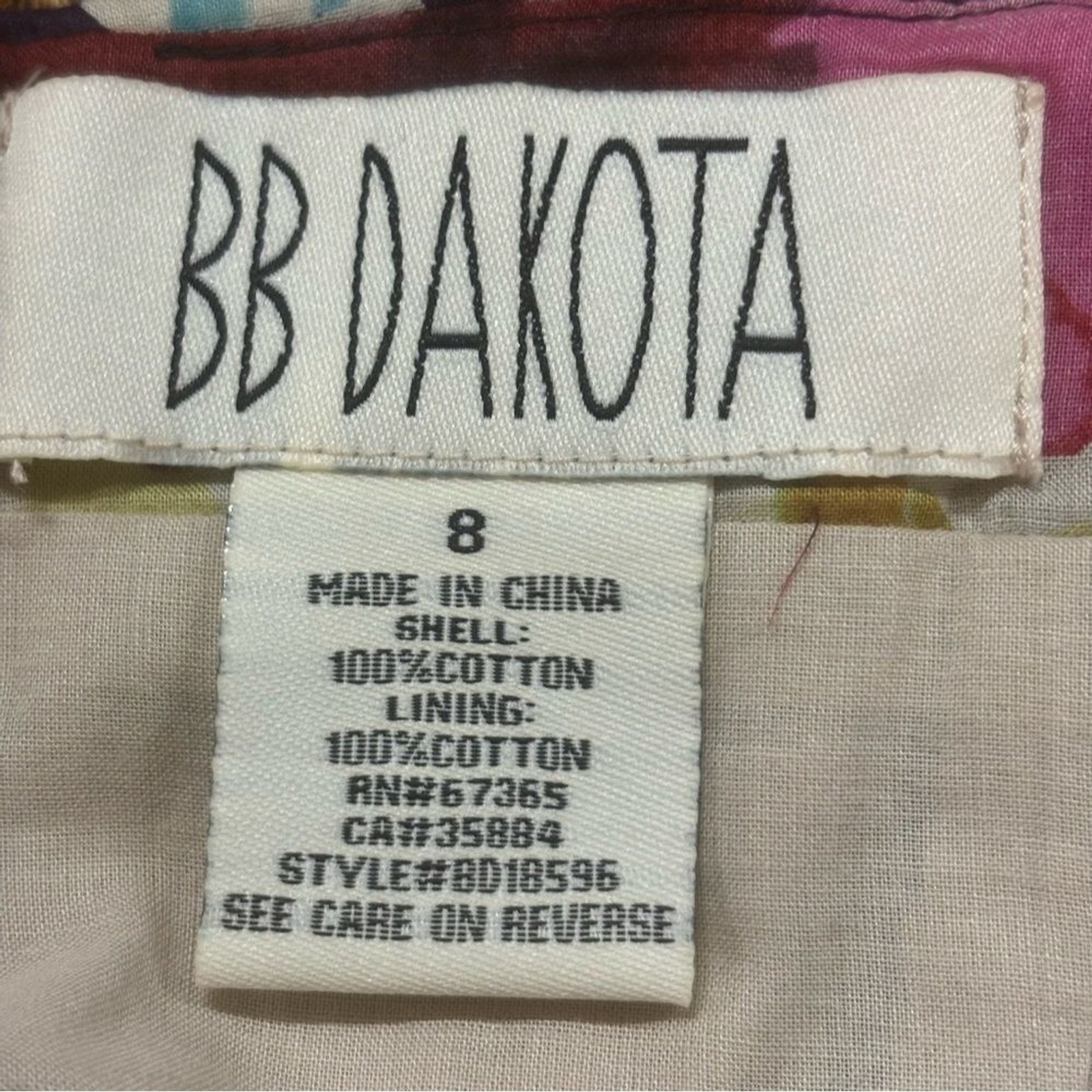 BB DAKOTA STRAPLESS RUCHED LINED MINI DRESS SIZE 8