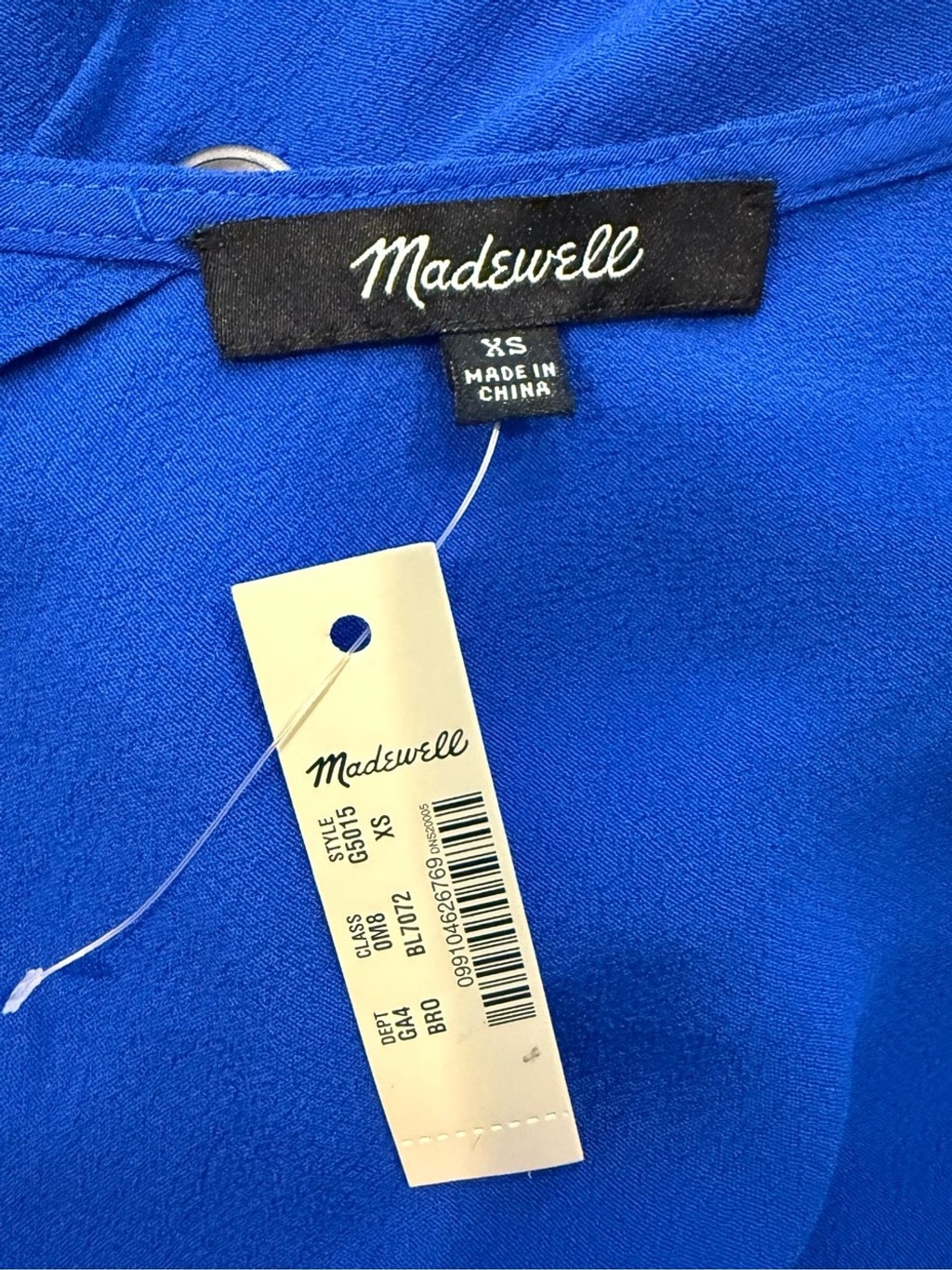 Madewell Royal Blue Dress Size XS