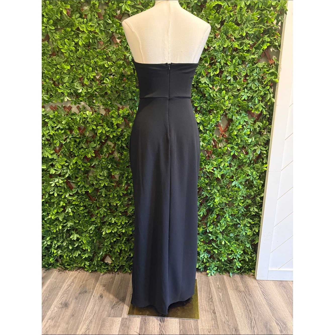 Dedicated to Glamour Black Strapless Maxi Dress
