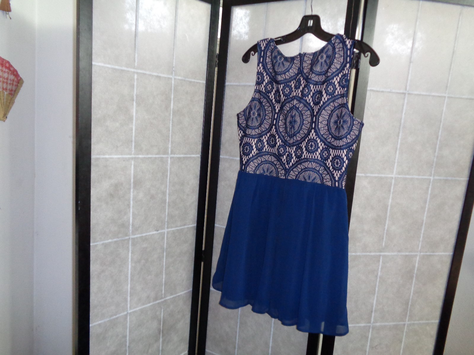 NWT $44.00 WANT & NEED WOMEN MIDNIGHT BLUE SLVLESS PARTY DRESS, Medium