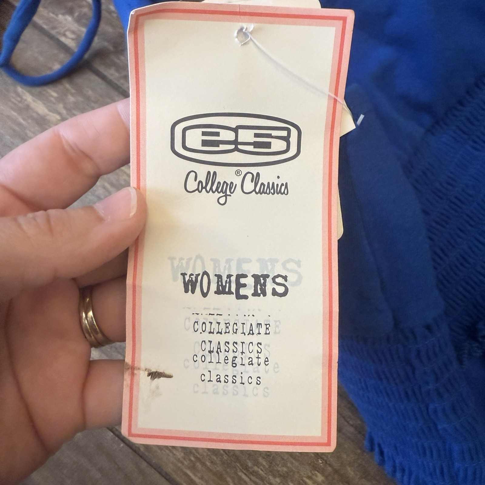 Florida Gators Dress E5 College Classics Blue Spaghetti Strap Size XL NWT Womans