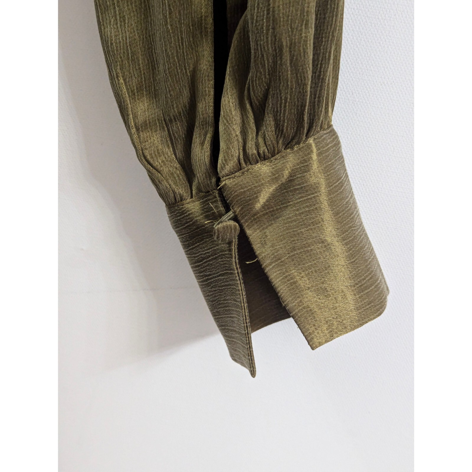H&M Low-cut V-neck Wrapover Tunic with Draped Knot Detail Size 6