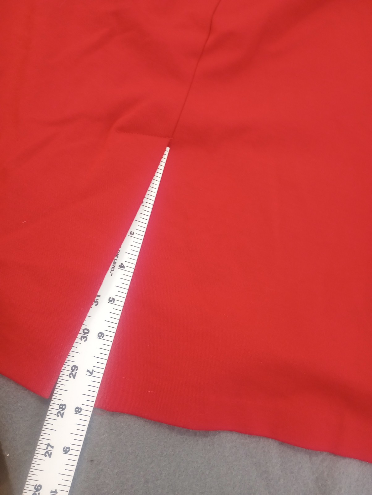 Talbots 18W Red Fitted Ponte Stretch Peplum 3/4 Sleeve Statement Holiday Classic