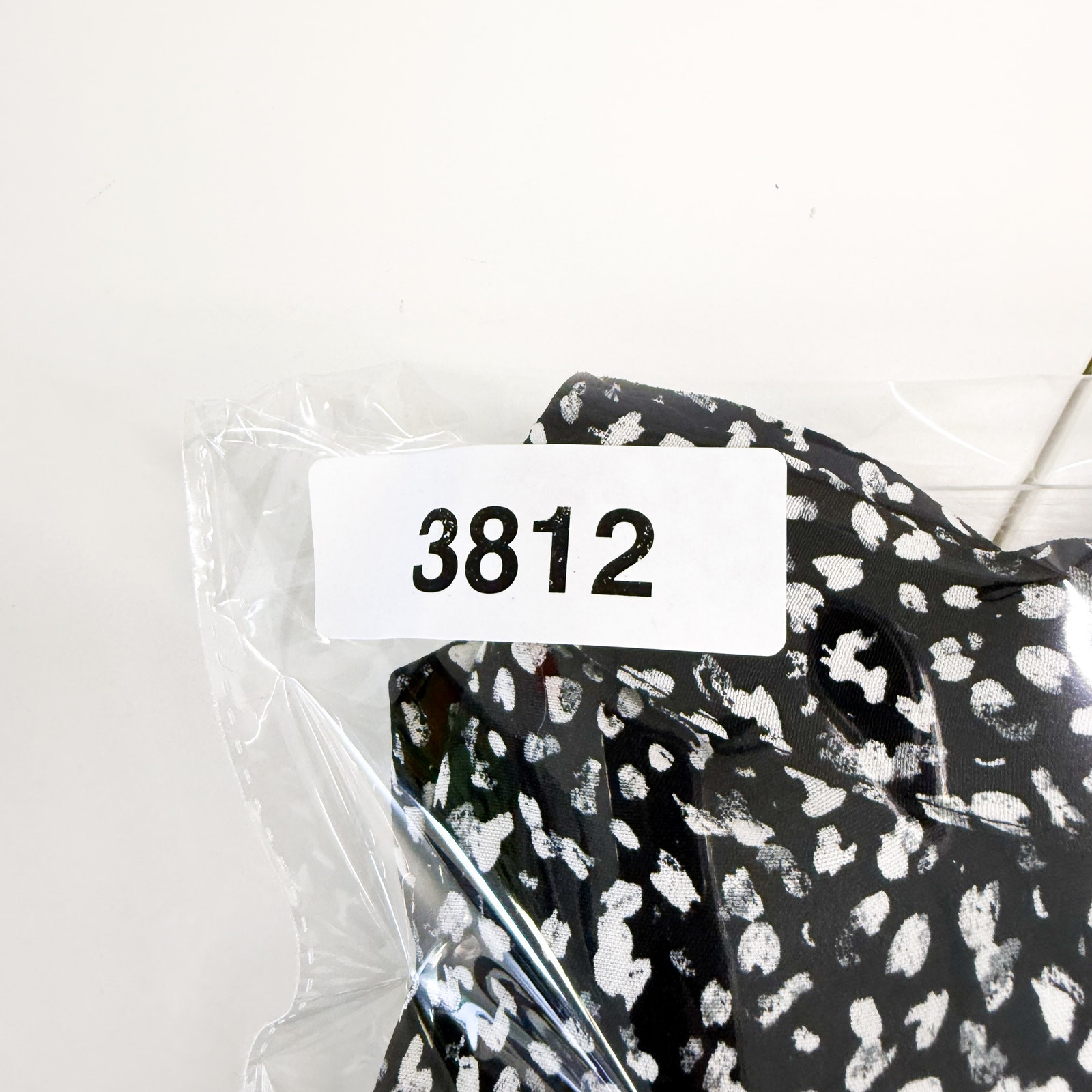 Zara Womens Size S Mini Fit & Flare Shoulder Pad Dress Black White Spotty Print