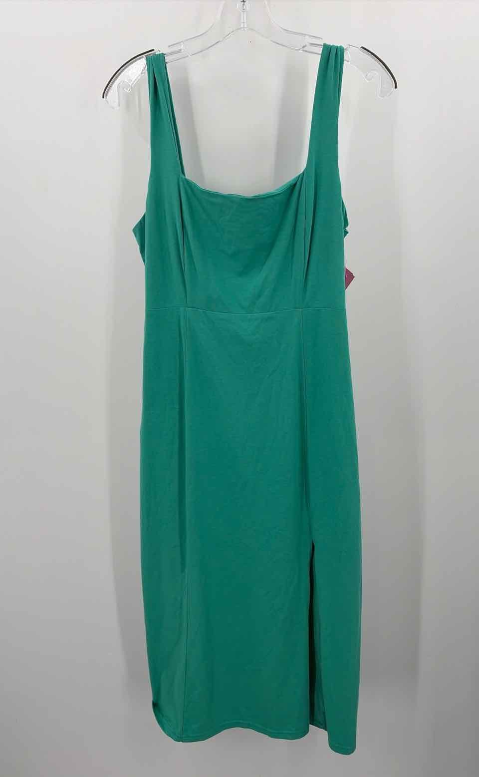 Pre-Owned Pink Martini Green Size Medium Midi Sleeveless Dress