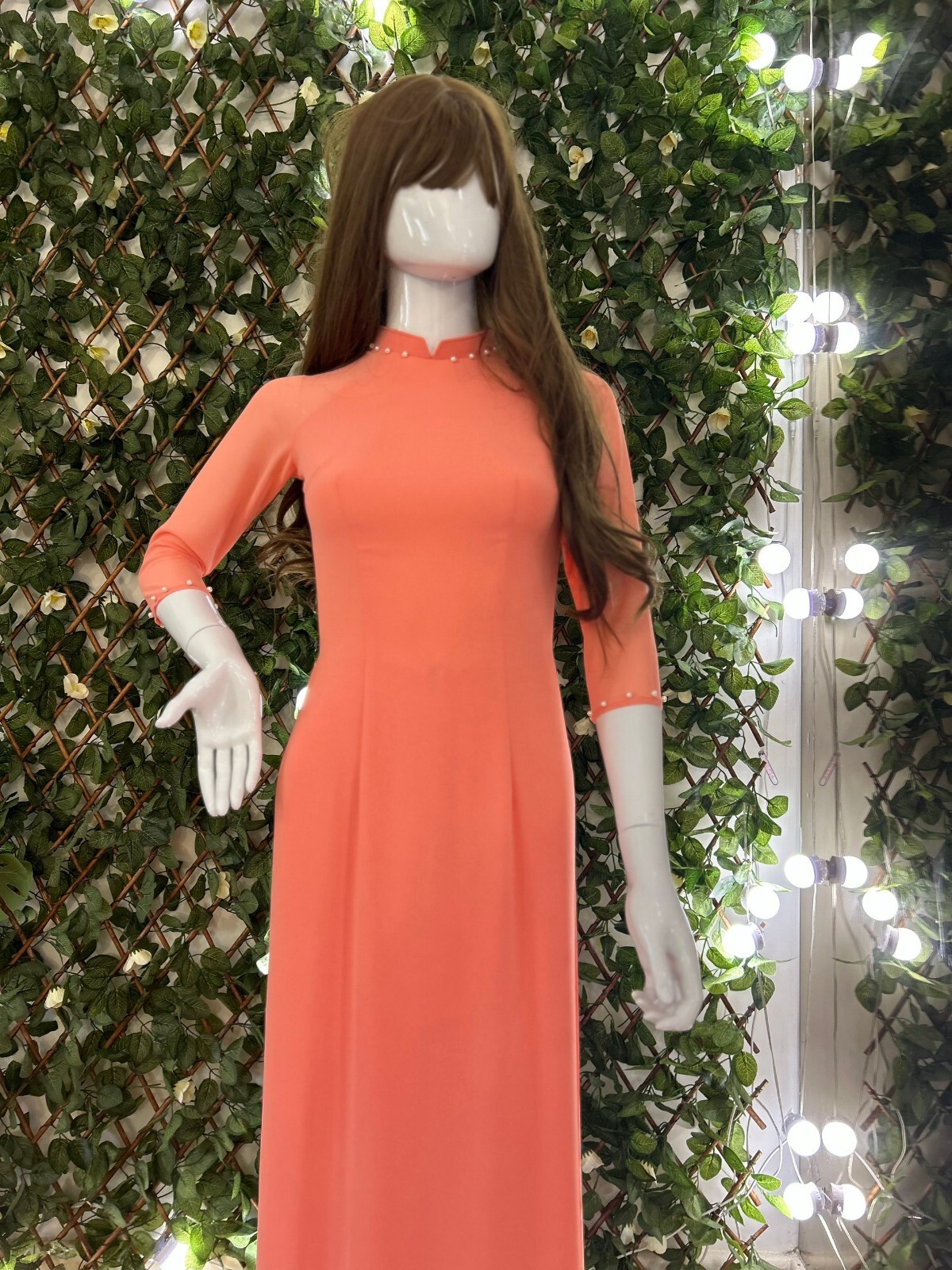 Premium Vietnamese Double Layers High Quality Silk Ao Dai