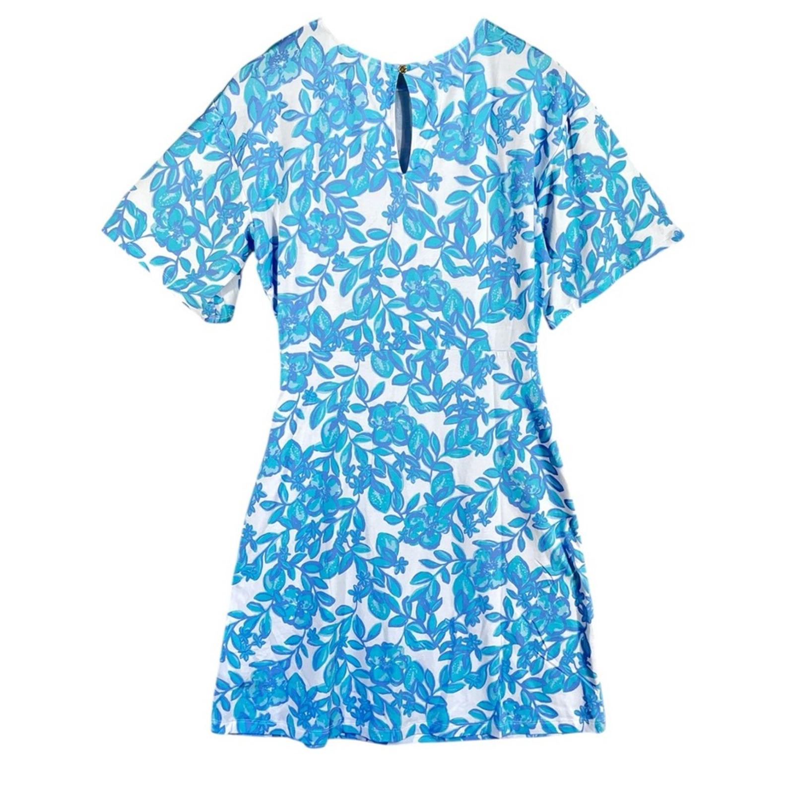 NWT Lilly Pulitzer Stretch Jersey Shaw Dress size Small in Jacaranda Blue