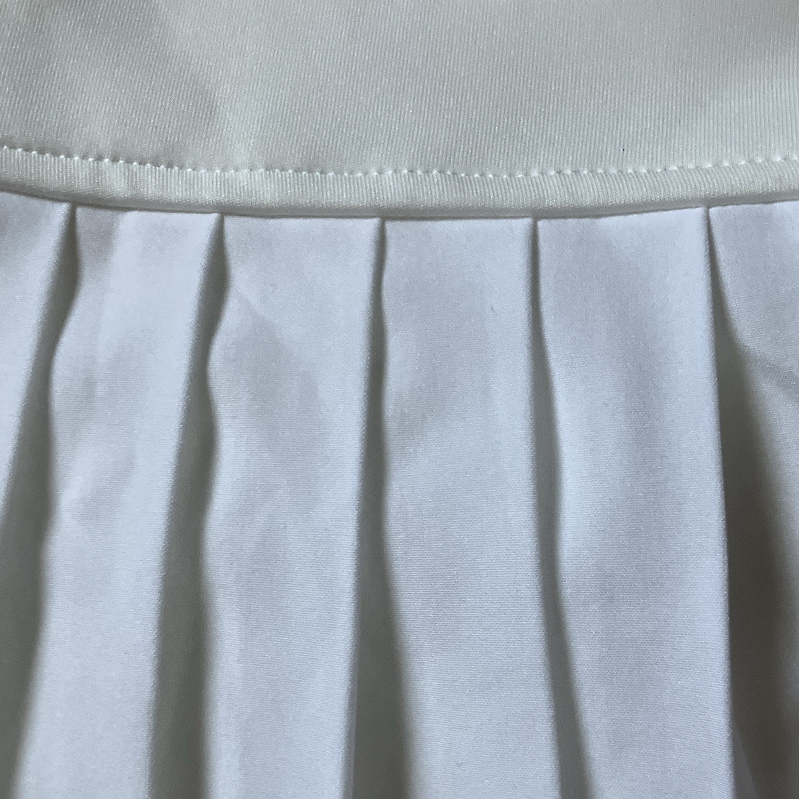 Laura Ashley White Solid Scoop Neck Pleated Fit & Flare Strappy Dress XL
