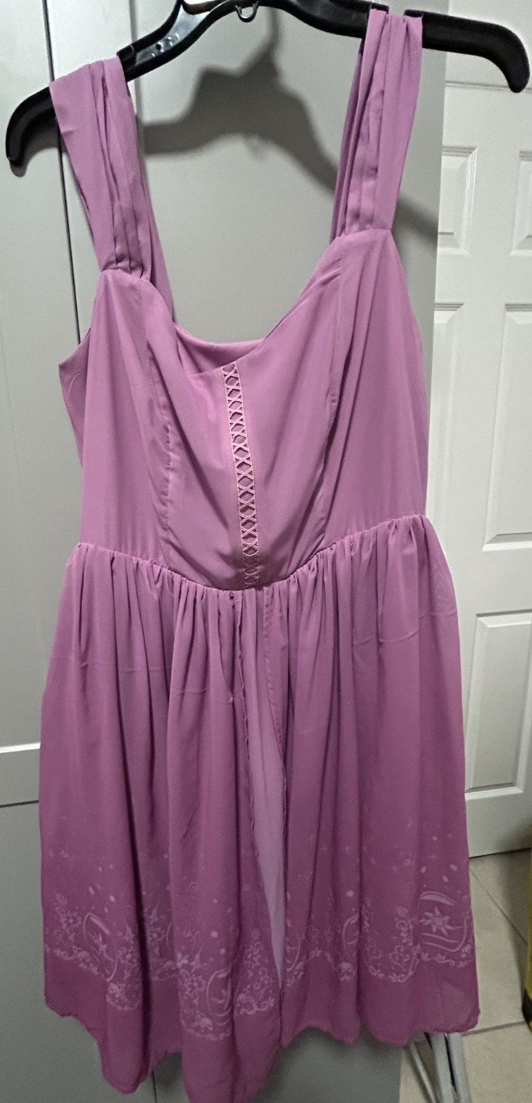 NWT Disney Her Universe Rapunzel Dress Purple Women’s Size Large
