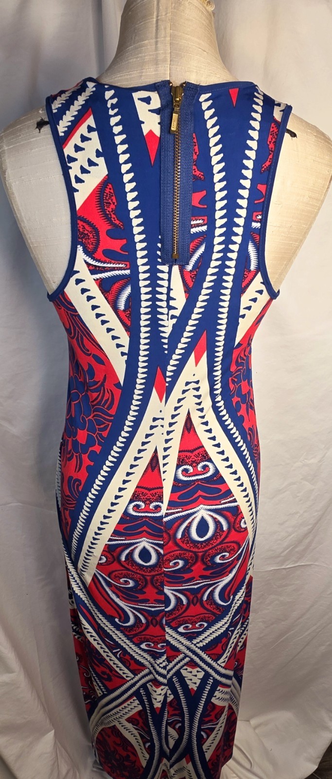 NWOT Bisou Bisou Dress, SZ 8 Colorful Print ,TRIBAL Bodycon. Nwot, SUMMER