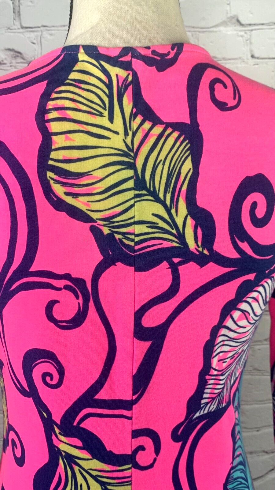 NEW Lilly Pulitzer Clarke Leaves in the Breeze Tropical Terry Cotton Dress Small