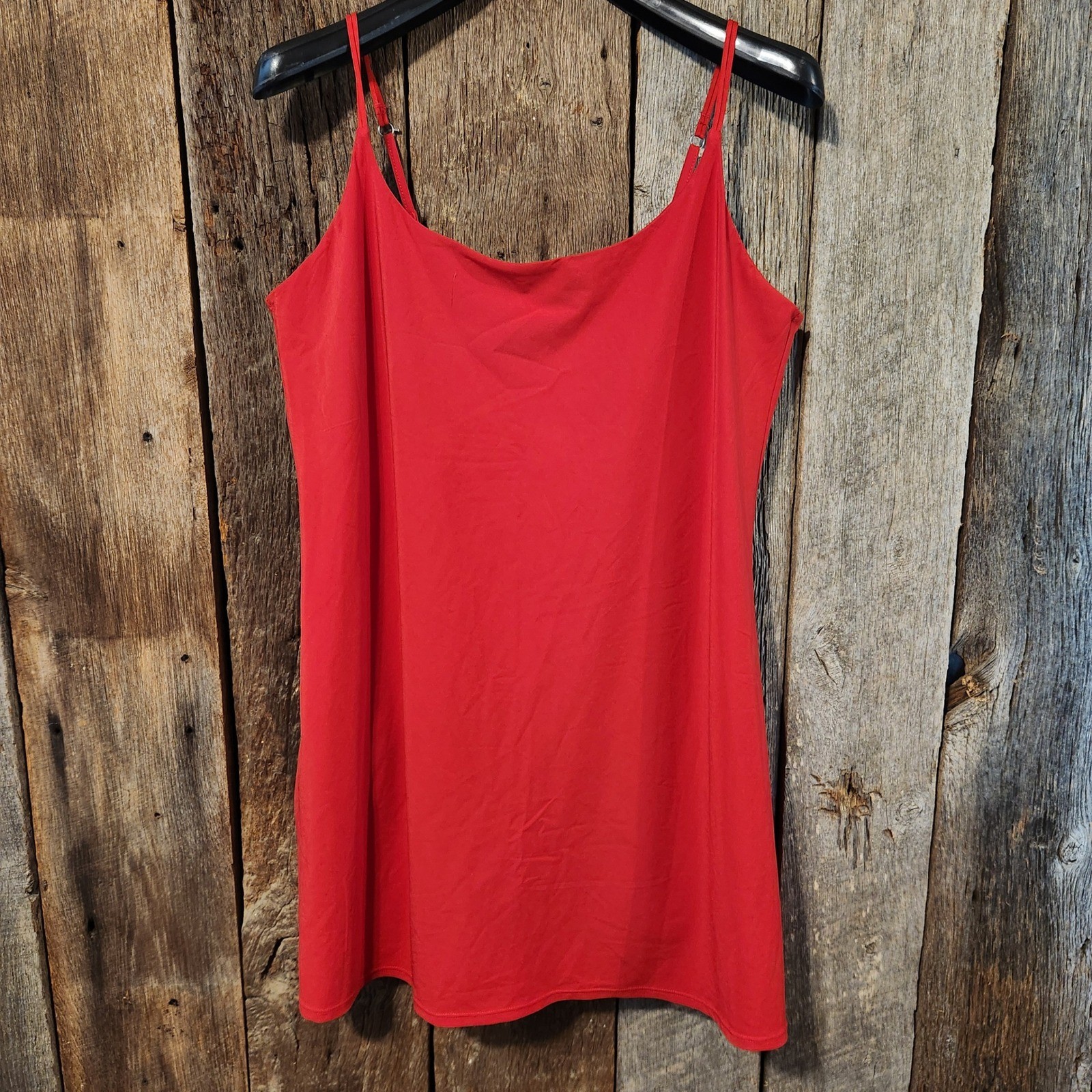 Abercrombie & Fitch Red Traveler Mini Dress Built-in Shorts XLT Tall Womens
