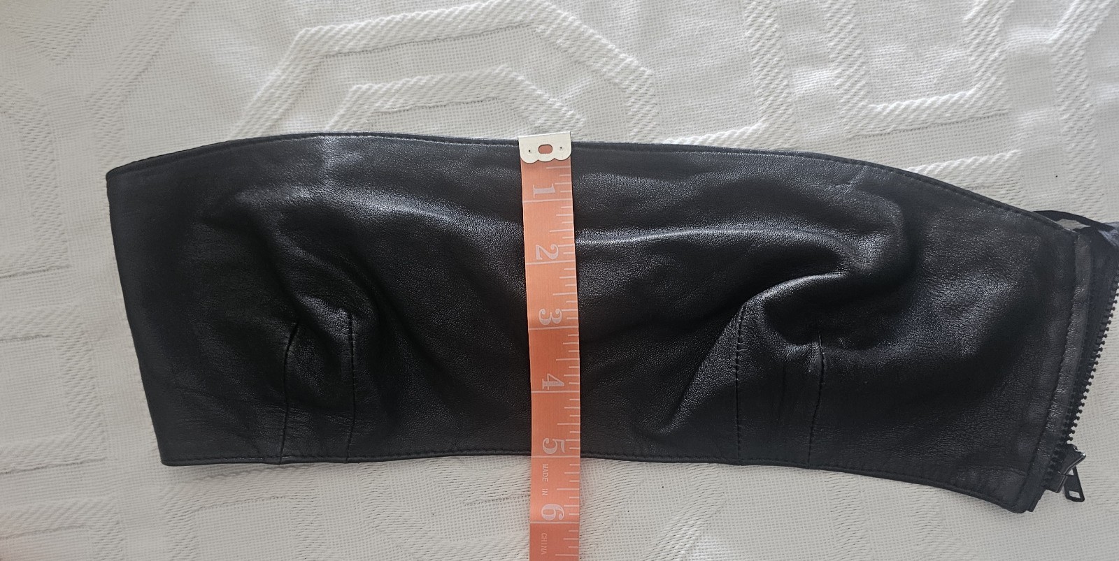 Versace Versus Black Asymmetrical Mini Dress With Leather Zip Up Top