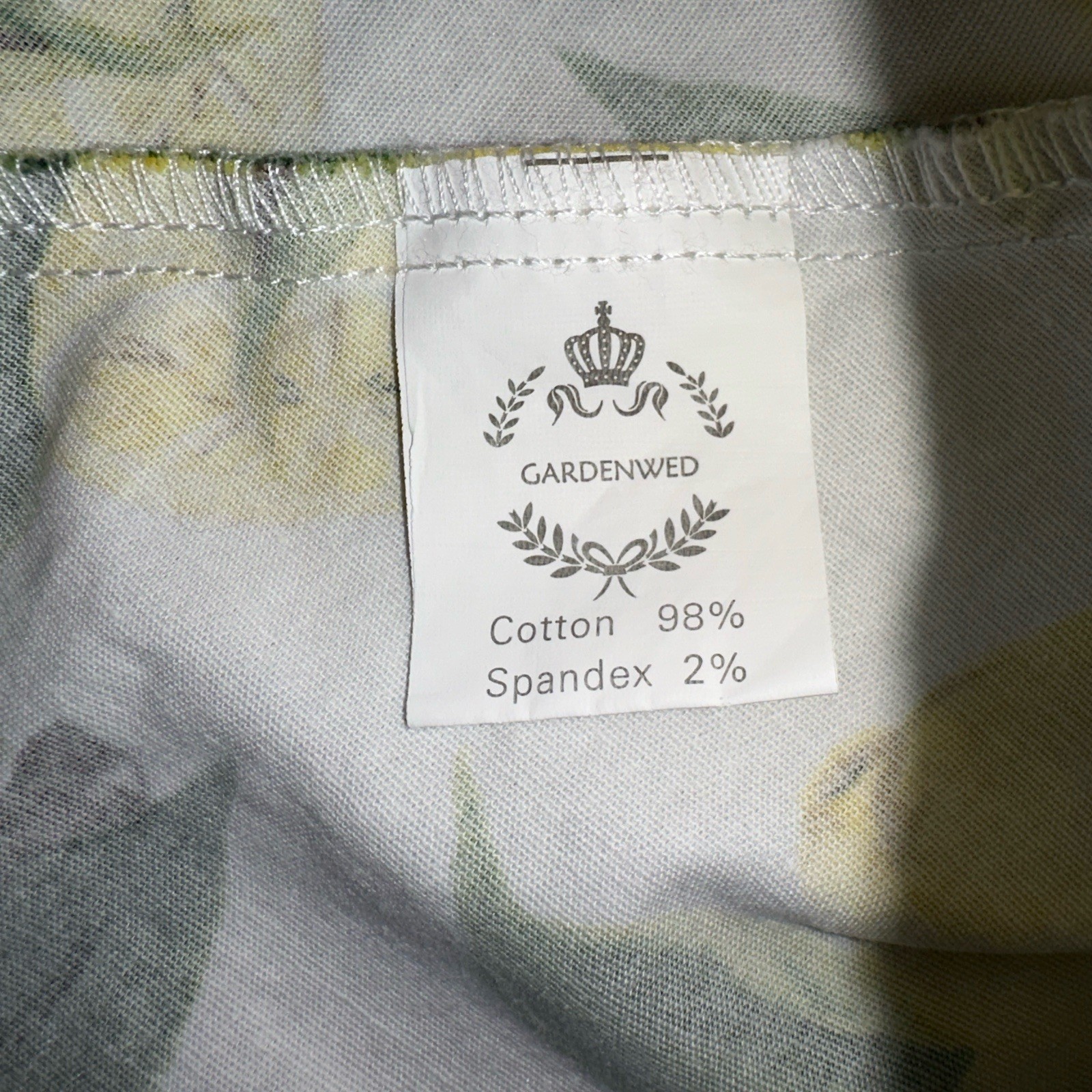 Retro Lemon Dress Medium Euro Summer Cottagecore Romantic Fit Flare Gardenwed
