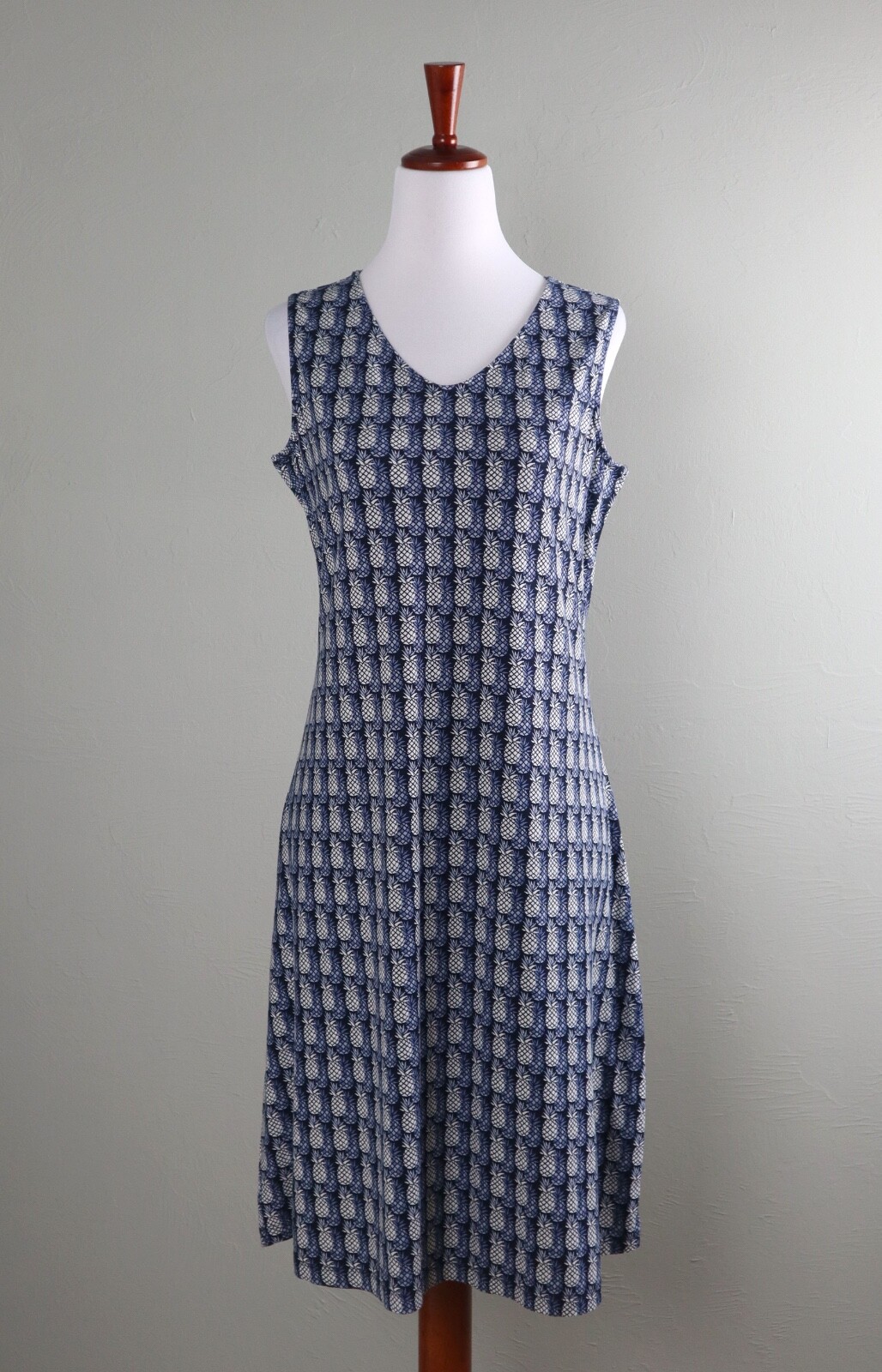 CHICO’S Outlet $59 Hawaiian Tropical Sabrina Pineapple Dress Size 0 US Small